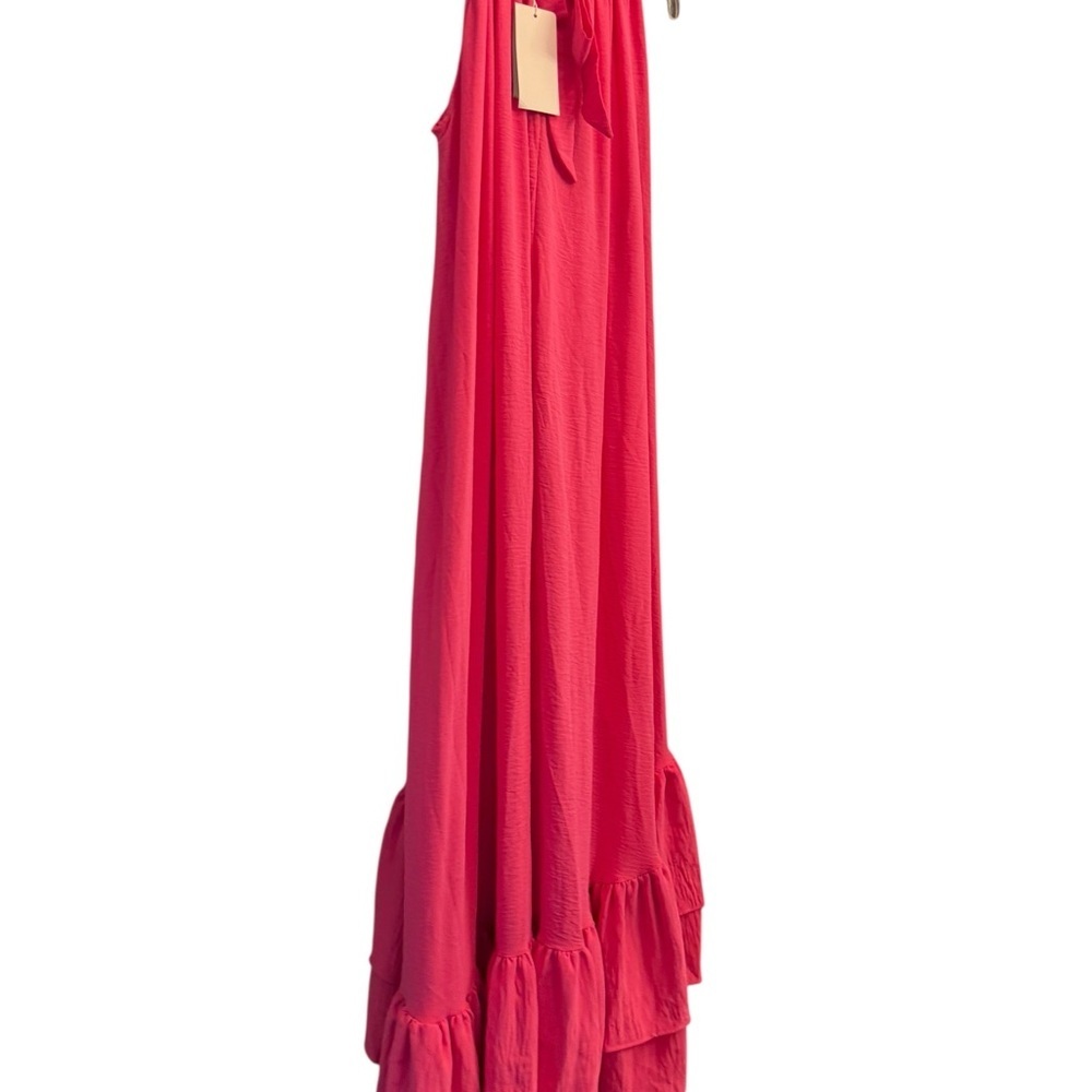 Elegant Pink Maxi Dress - Picture 4 of 9